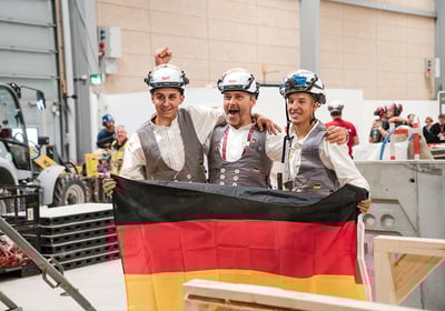 Nationalteam Baugewerbe räumt bei EuroSkills 2025 ab: Doppel-Gold, Silber und Bronze