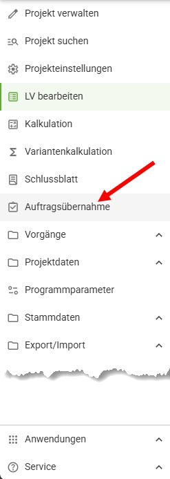 AVR_Auftragsübernahme-Start