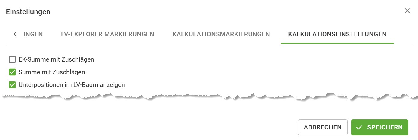 Benutzereinstellungen_Kalkulationseinstellungen