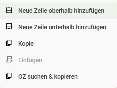 AVR_Kalkulation_Kostenanätze_Kontextmenü