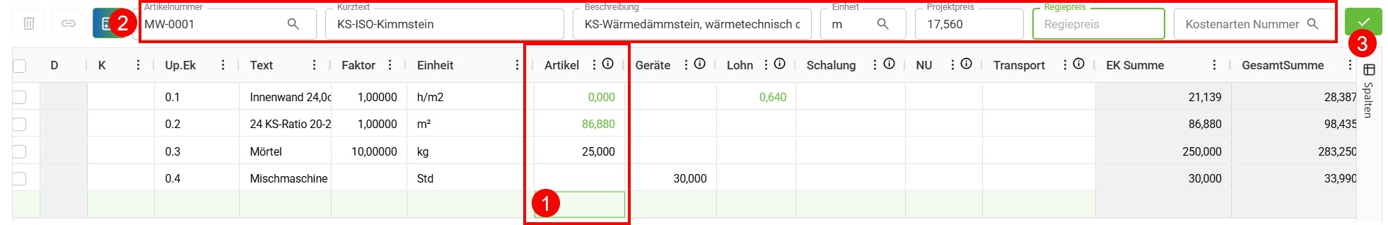 AVR_Kalkulation_Spalteneingabe-Kostenarten_6
