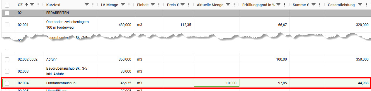AVR_Pauschale-Rechnungsmenge_Beispieleintrag AVR_Pauschale-Rechnungsmenge_Beispieleintrag