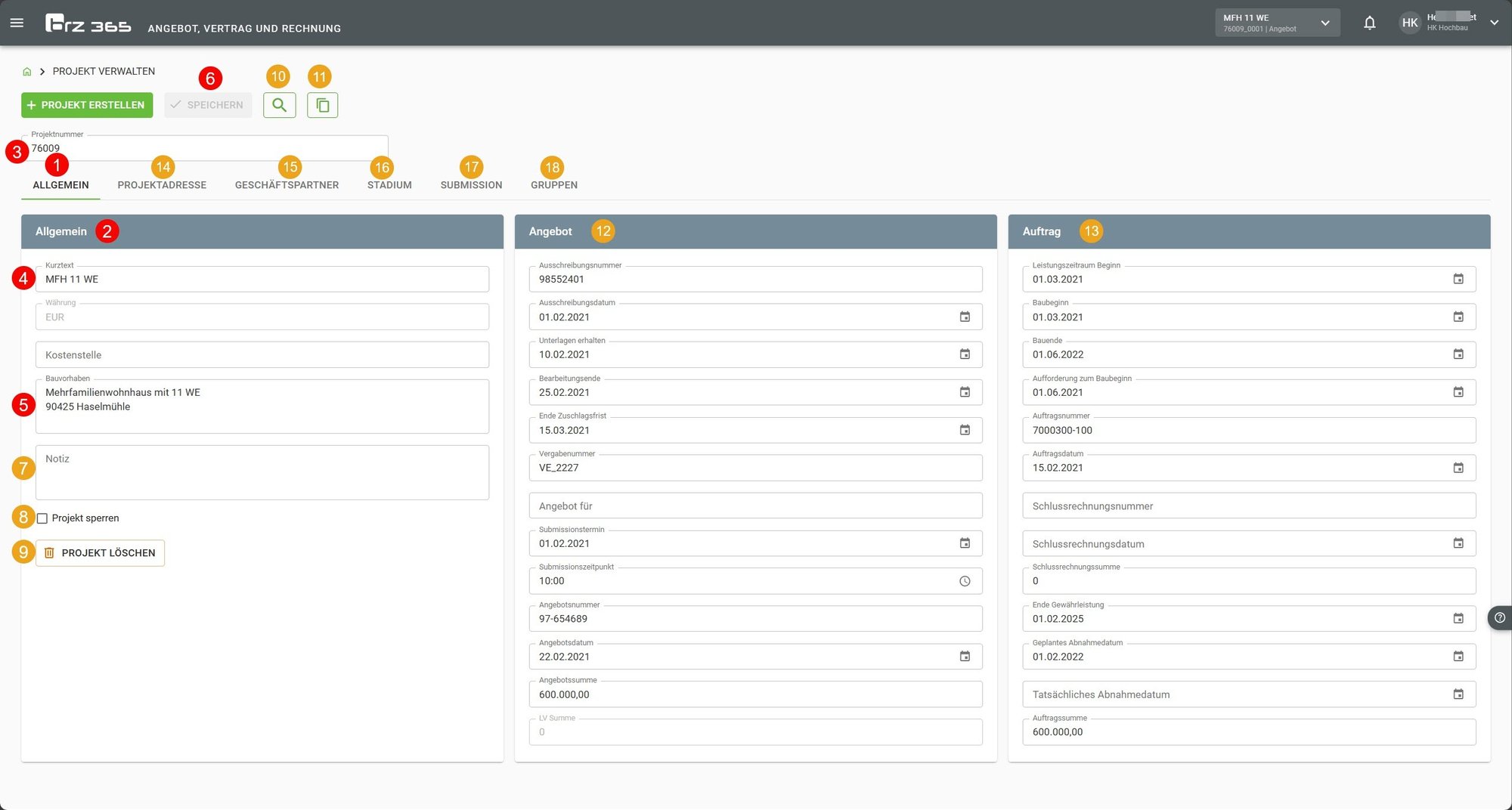 AVR_Projekt erstellen verwalten_Benutzeroberfläche AVR_Projekt erstellen verwalten_Benutzeroberfläche