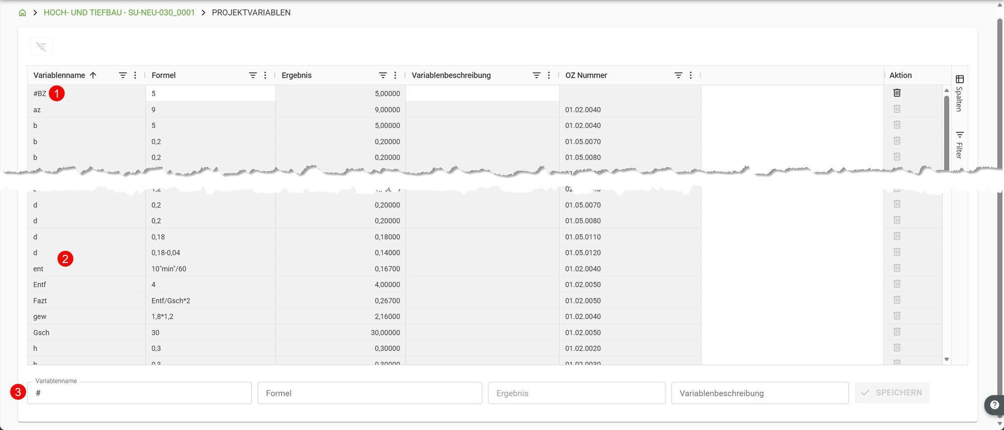 AVR_Projektdaten_Projektvariable