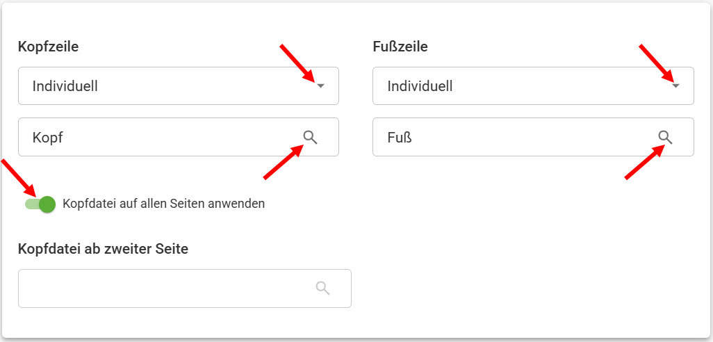 AVR_Vorgänge_Angebot erstellen-Register Kopf-Fuss-Datei