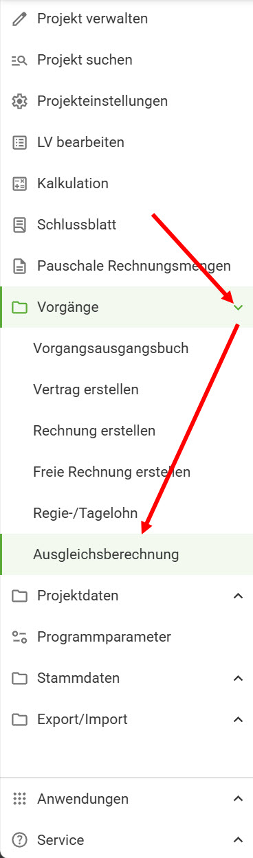 AVR_Vorgänge_Ausgleichsberechnung_Start AVR_Vorgänge_Ausgleichsberechnung_Start