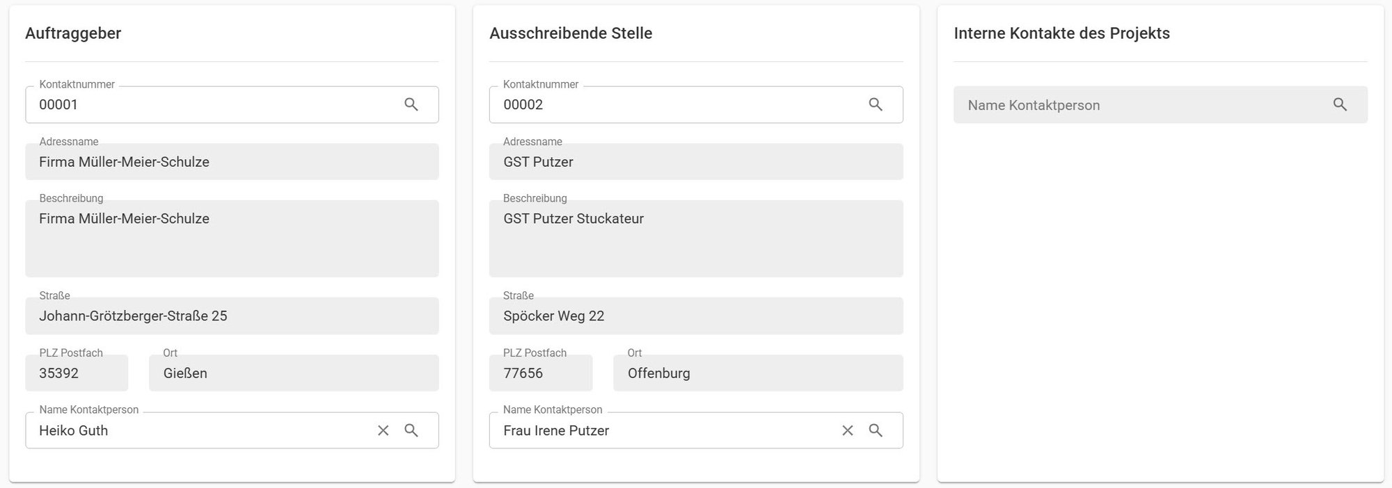 AVR_Vorgänge_Rechnung erstellen-Register Kontakte