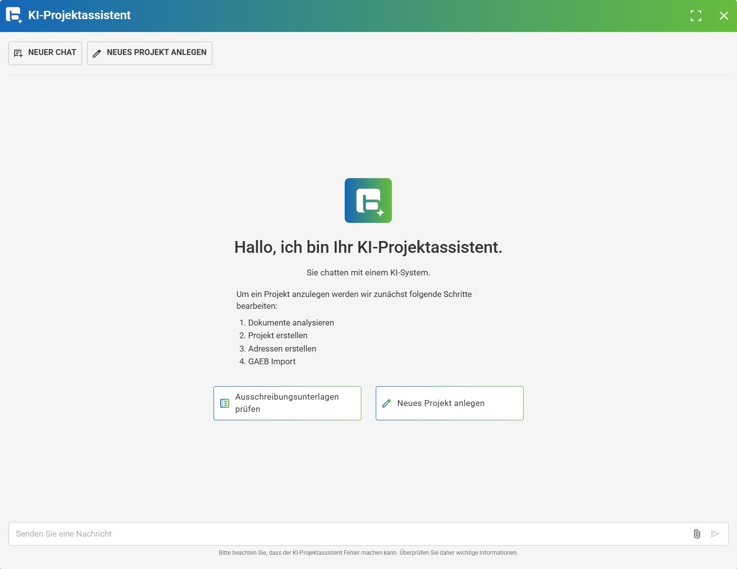 AVR_KI-Projektassistent_Benutzeroberfläche