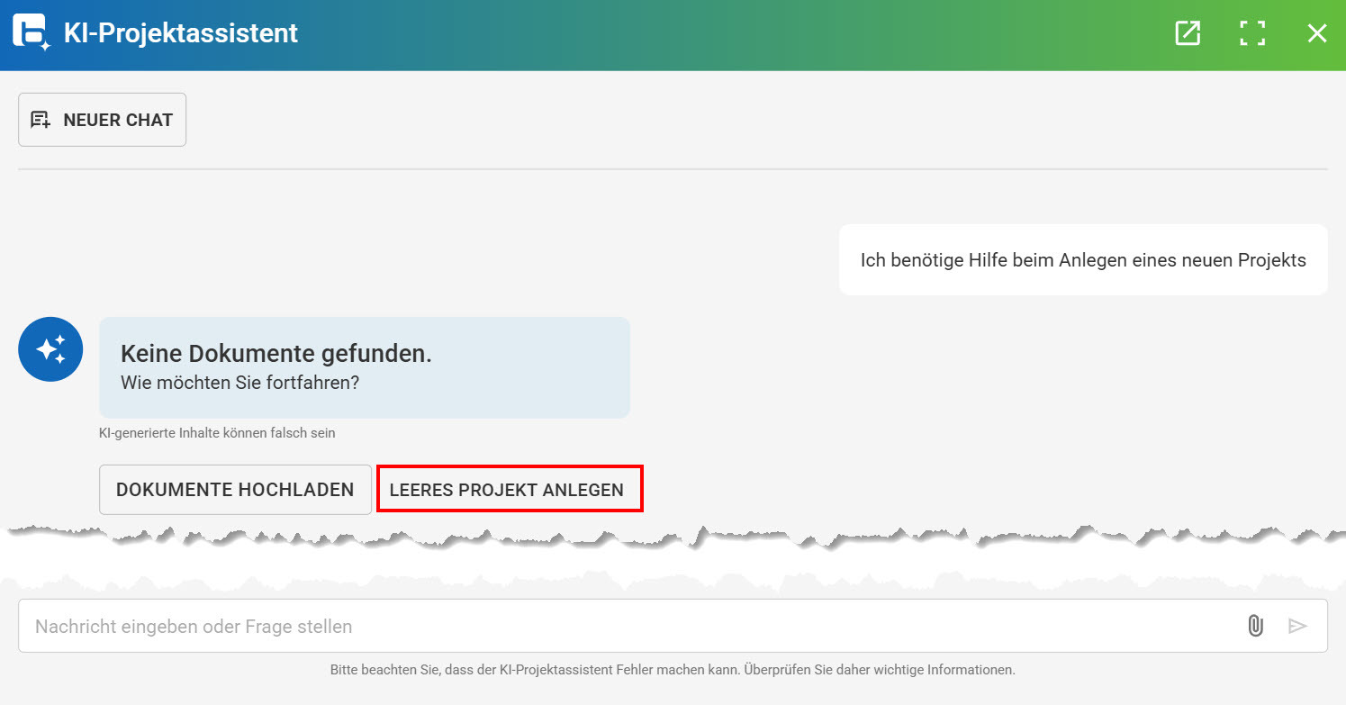 AVR_KI-Projektassistent_Projekt anlegen-ohne-Daten