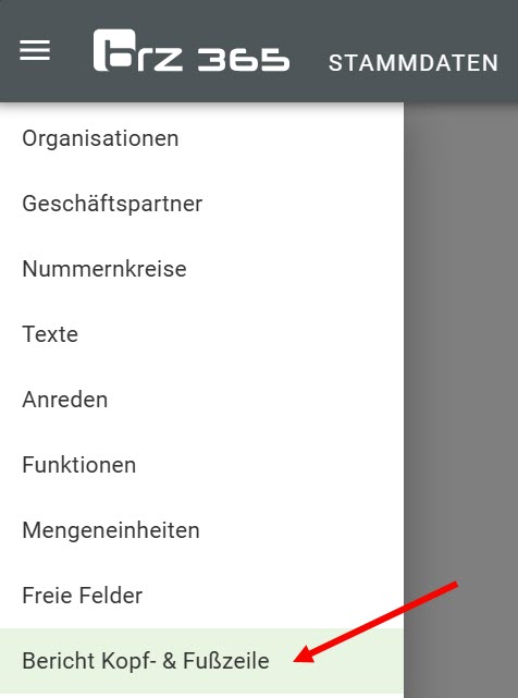 Bericht Kopf-Fußzeile-starten Bericht Kopf-Fußzeile-starten