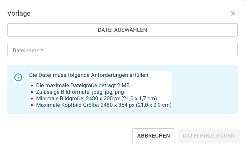 Bericht Kopfzeile-hinzufügen Bericht Kopfzeile-hinzufügen