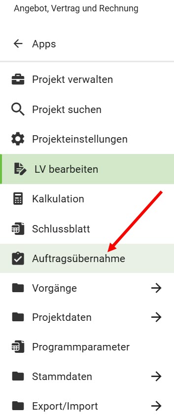 AVR_Auftragsübernahme-Start