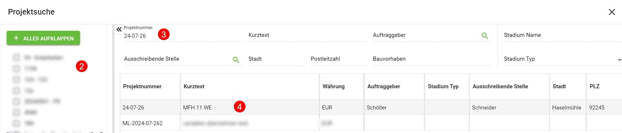 AVR_Export-Import_Export_Projektsuche