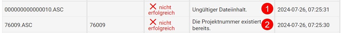 AVR_Export-Import_Import-Fehler