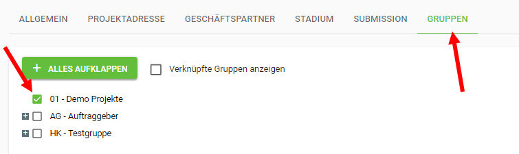 AVR_Projekt erstellen verwalten_Gruppen