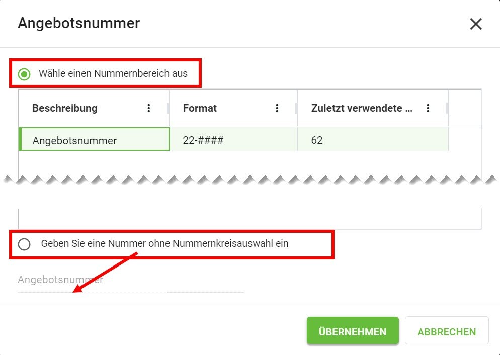 AVR_Vorgänge_Angebot erstellen-Angebotsnummer