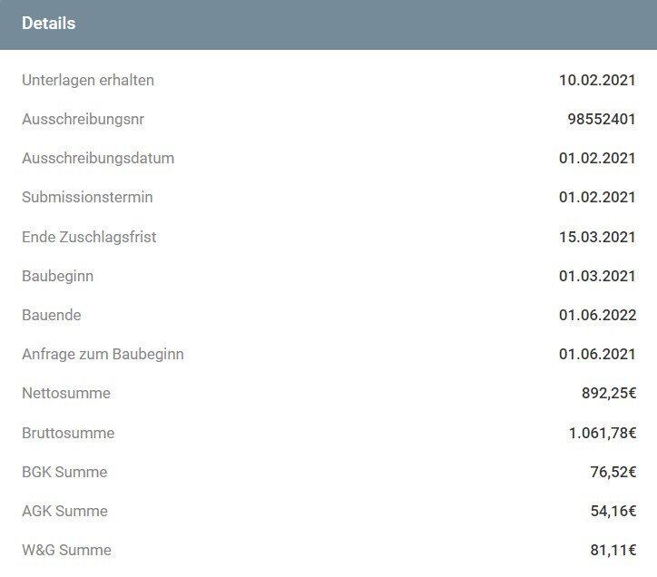 AVR_Vorgänge_Angebot erstellen-Register Allgemein