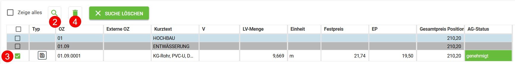 AVR_Vorgänge_Vertrag erstellen-Register Positionen_2