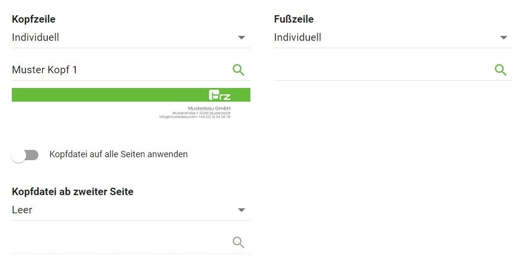 AVR_Vorgänge_Freie Rechnung erstellen-Register Kopf-Fuss-Datei