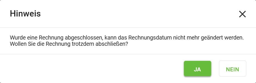 AVR_Vorgänge_Freie Rechnung erstellen-Ausgabe-PDF-Meldung bzgl Rechnung finalisieren