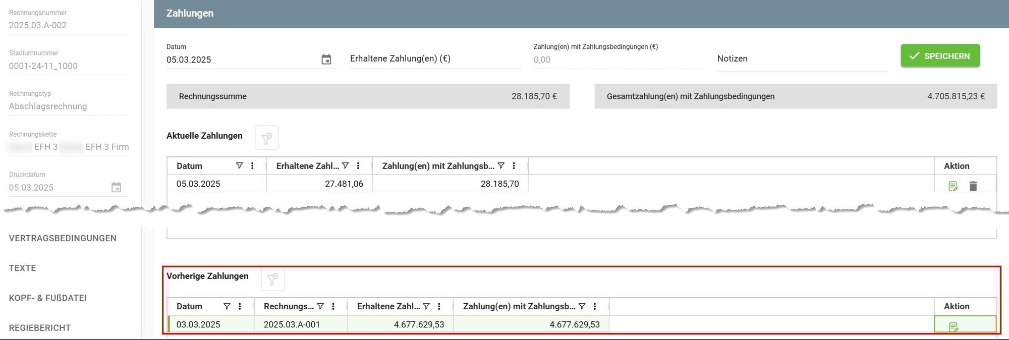 AVR_Vorgänge_Rechnung erstellen-Register Zahlungen_3