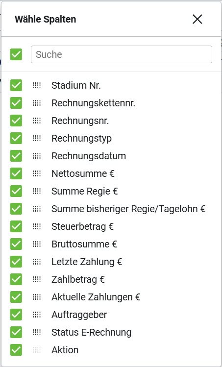 AVR_Vorgänge_Vorgangsausgangsbuch_Oberfläche_Kontextmenü-Spalten