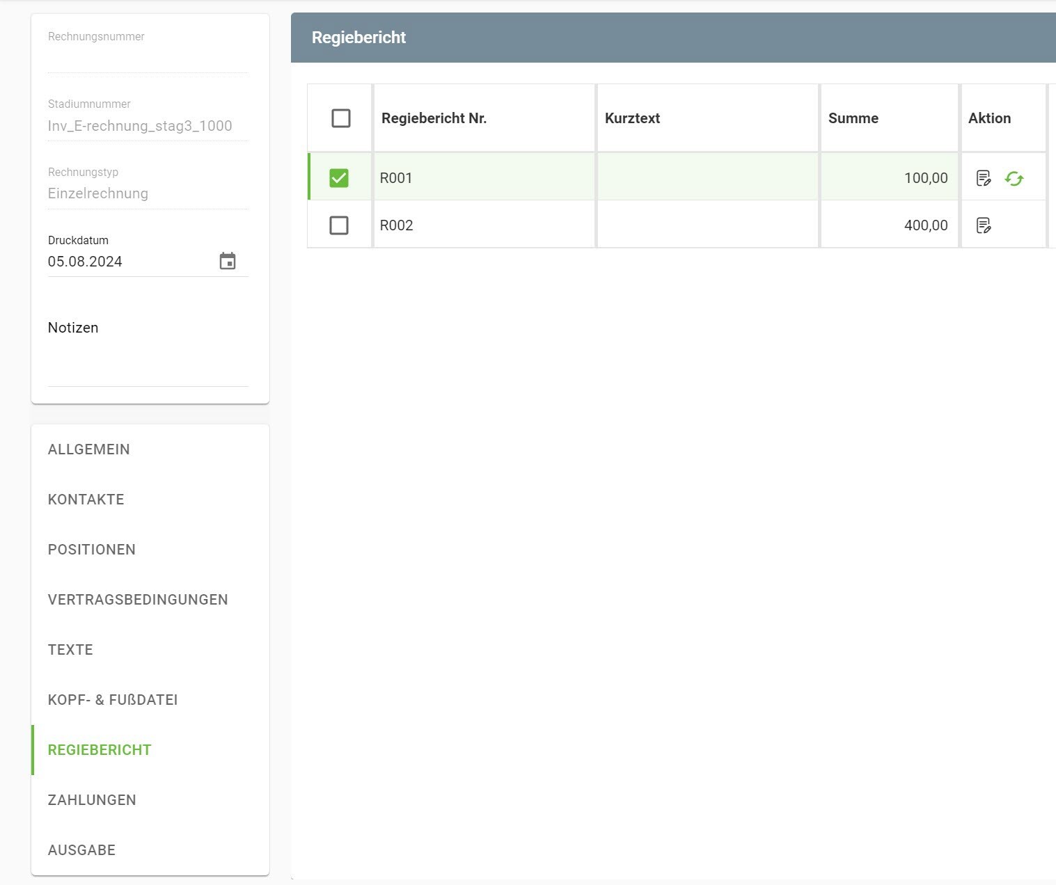 AVR_E-Rechnung_Auftragsstatus_Regiebericht AVR_E-Rechnung_Auftragsstatus_Regiebericht