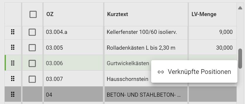 AVR_Kalkulation_OZ-suchen-kopieren-Verknüpfte Positionen_1