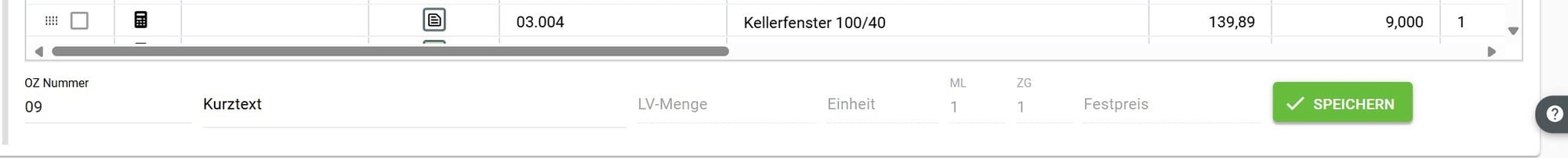 AVR_LV-erstellen_Manuelle LV-Positionseingabe_1