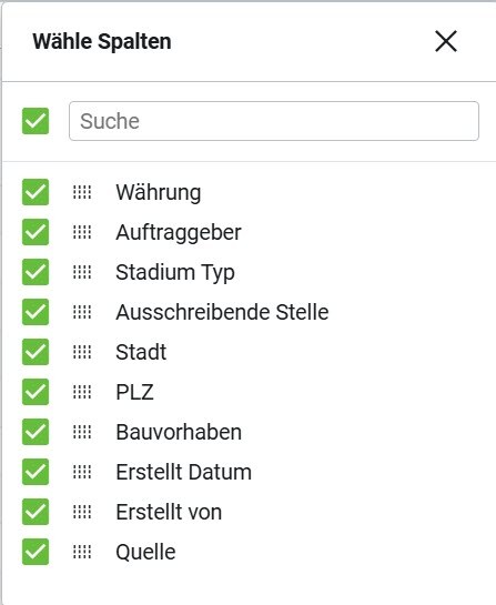AVR_Projekt-und-Stadium-wählen_Spalten AVR_Projekt-und-Stadium-wählen_Spalten
