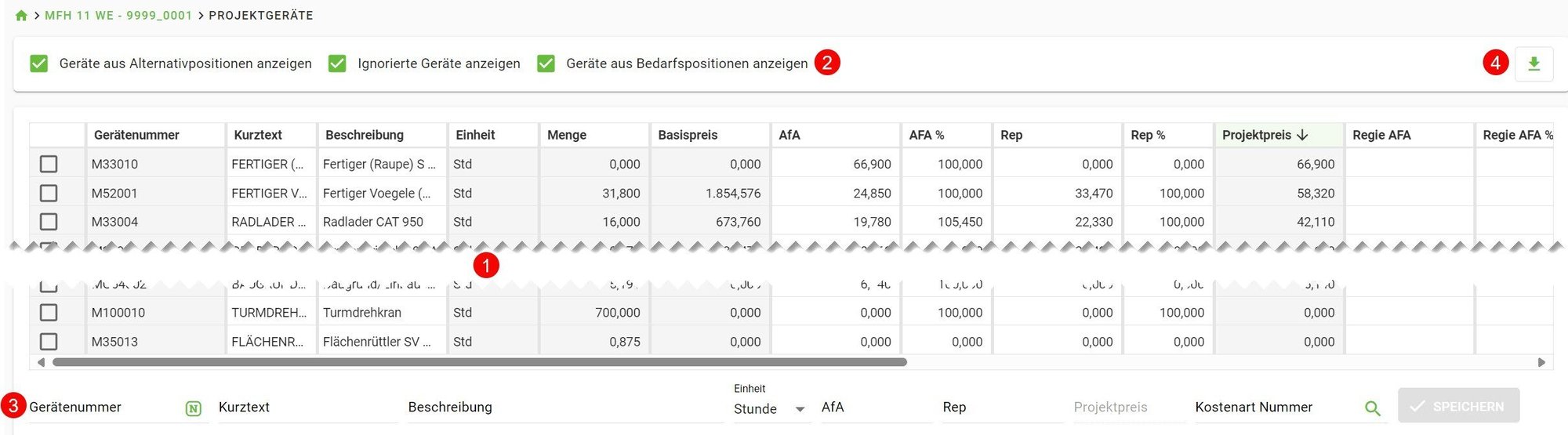 AVR_Projektdaten_Projektgeräte_1 AVR_Projektdaten_Projektgeräte_1