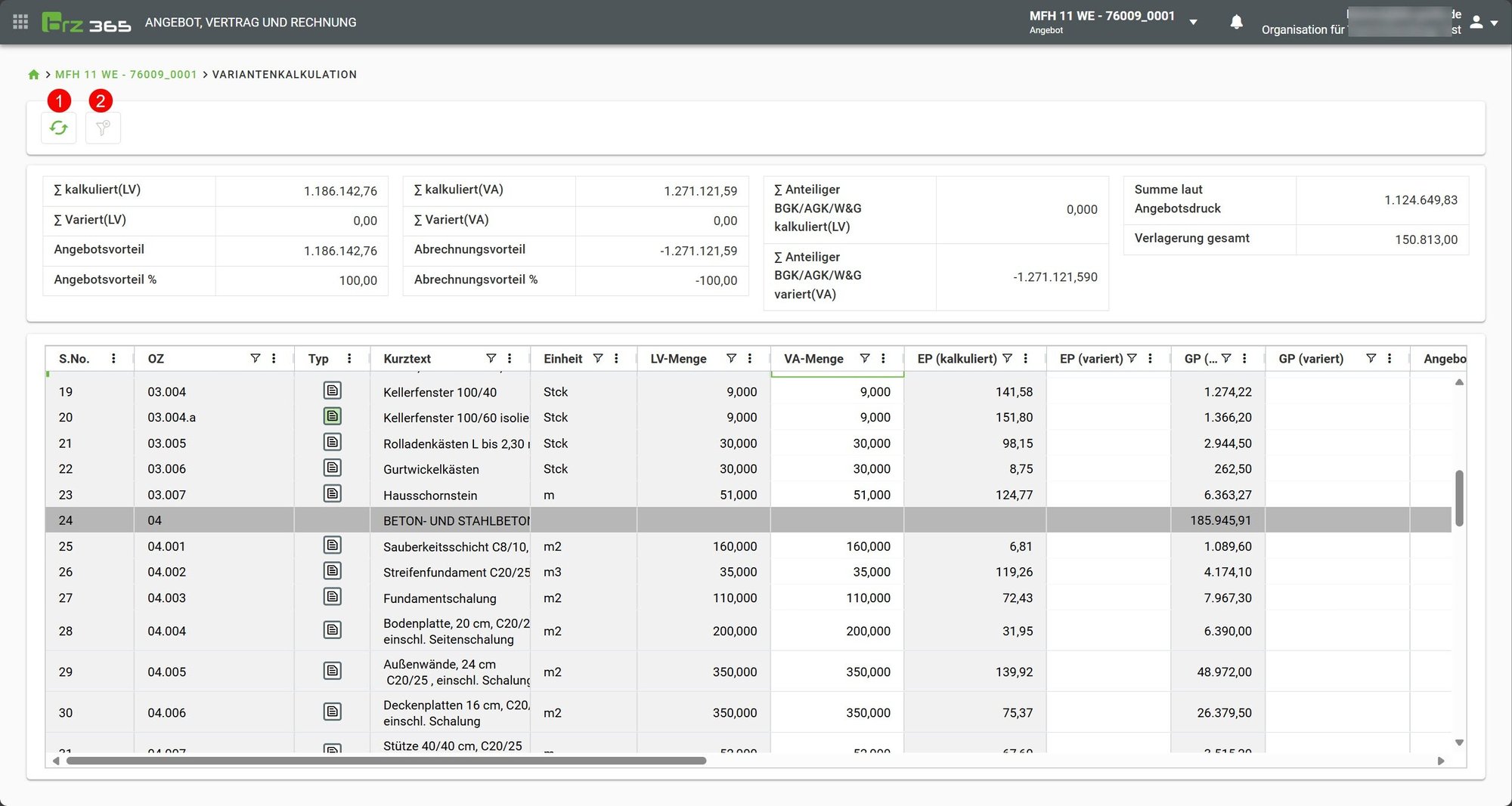 AVR_Variantenkalkulation_Oberfläche AVR_Variantenkalkulation_Oberfläche