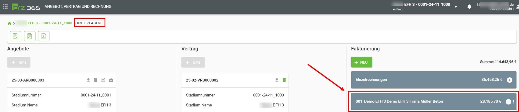 AVR_Vorgänge_Paket Rechnungskette AVR_Vorgänge_Paket Rechnungskette