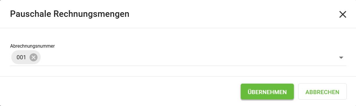 AVR_Vorgänge_Rechnung erstellen-Positionen-Pauschale Rechnungsmengen AVR_Vorgänge_Rechnung erstellen-Positionen-Pauschale Rechnungsmengen