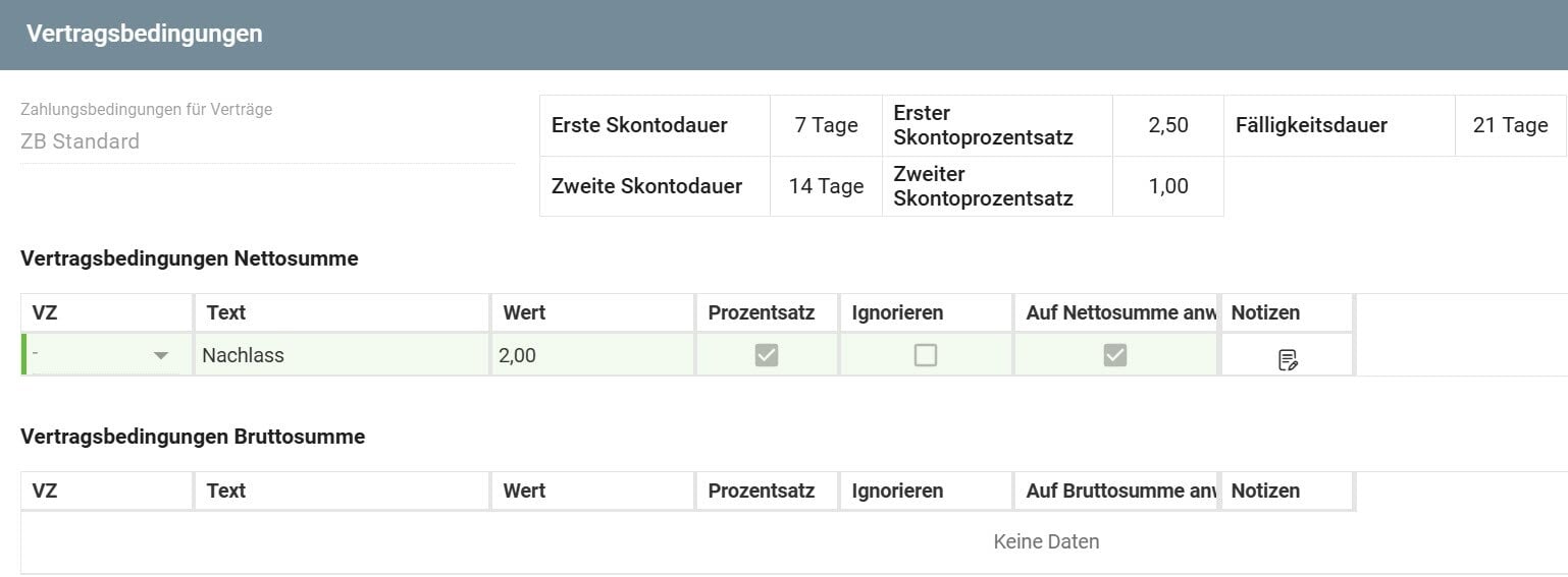AVR_Vorgänge_Rechnung erstellen-Register Vertragsbedigungen AVR_Vorgänge_Rechnung erstellen-Register Vertragsbedigungen