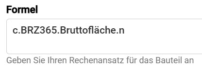 BIM_Pro_LV mittels BOBs generieren_Content Verwaltung_Mengenformel_Formel_1