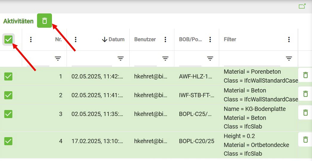 BIM_Pro_LV mittels BOBs generieren_Logbuch_Inhalt-löschen_2