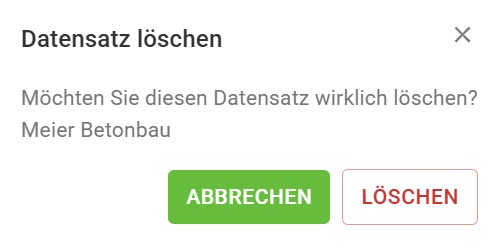 Geschäftspartner-Datensatz-löschen Geschäftspartner-Datensatz-löschen