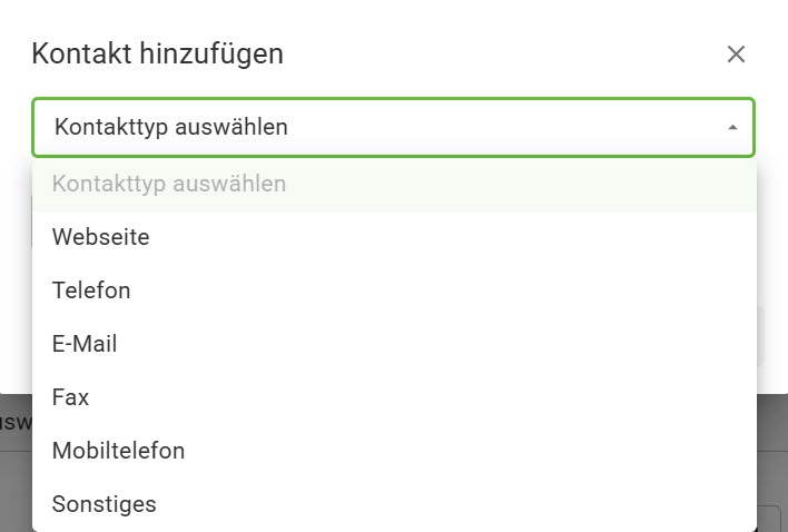 Organisationen-Mitarbeiter-Kontakttyp und Nummer-2 Organisationen-Mitarbeiter-Kontakttyp und Nummer-2