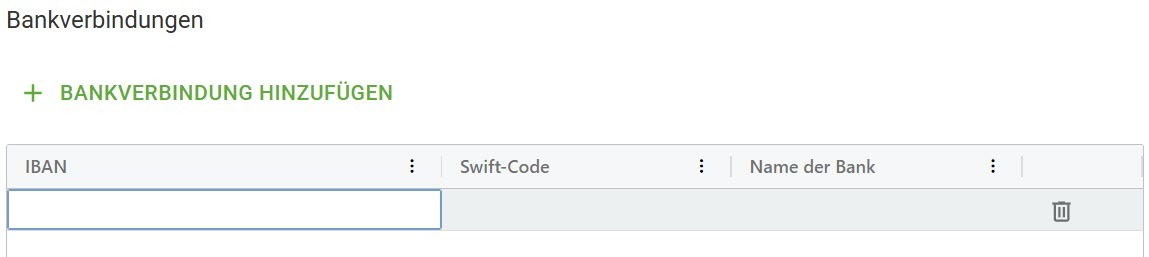 Organisationen-allgemein-Bankverbindungen Organisationen-allgemein-Bankverbindungen