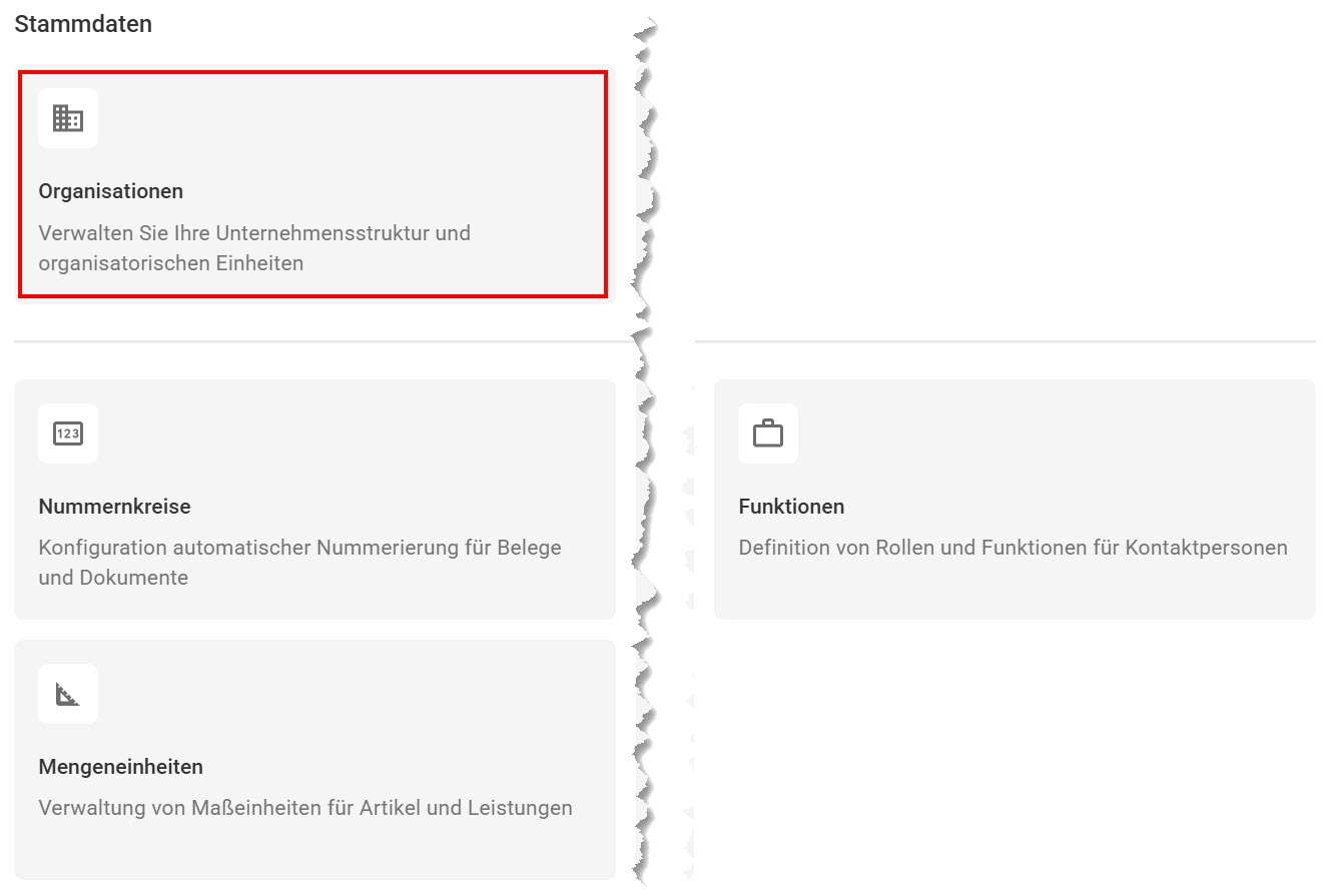 Organisationen-starten Organisationen-starten