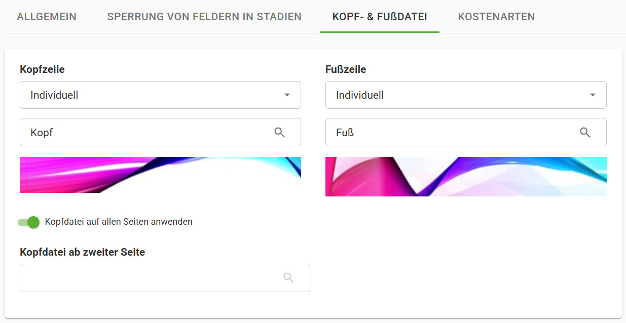 AVR_Projekteinstellung_Kopf-Fusszeile AVR_Projekteinstellung_Kopf-Fusszeile