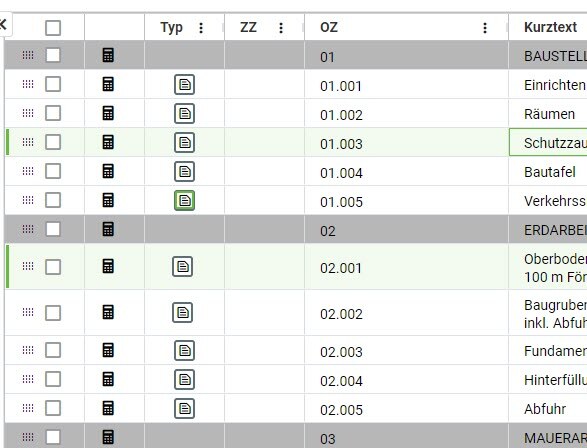 AVR_LV-erstellen_Anzeige Tabelle_Kompakt