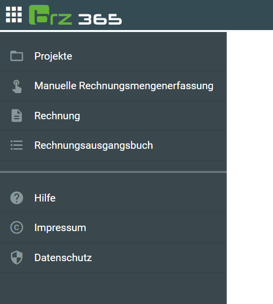 Fakturierung Benutzeroberfläche 4