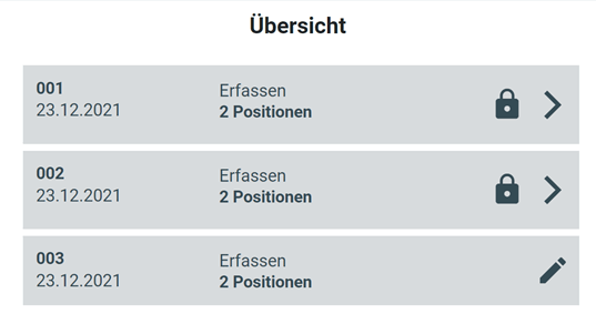 Fakturierung Überblick Rechnungserfassung